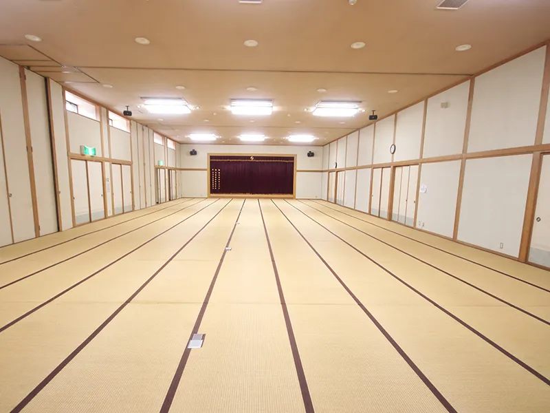 勉強合宿 大広間 一斉学習