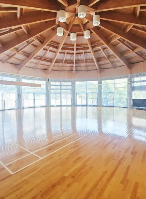 長野県 冠着荘 体育館